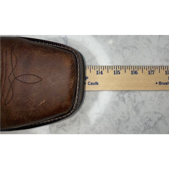 JUSTIN Work Boots JOIST Waterproof 11" Boots Men's Size 11D in Aged Brown ~VGUC - Picture 15 of 16